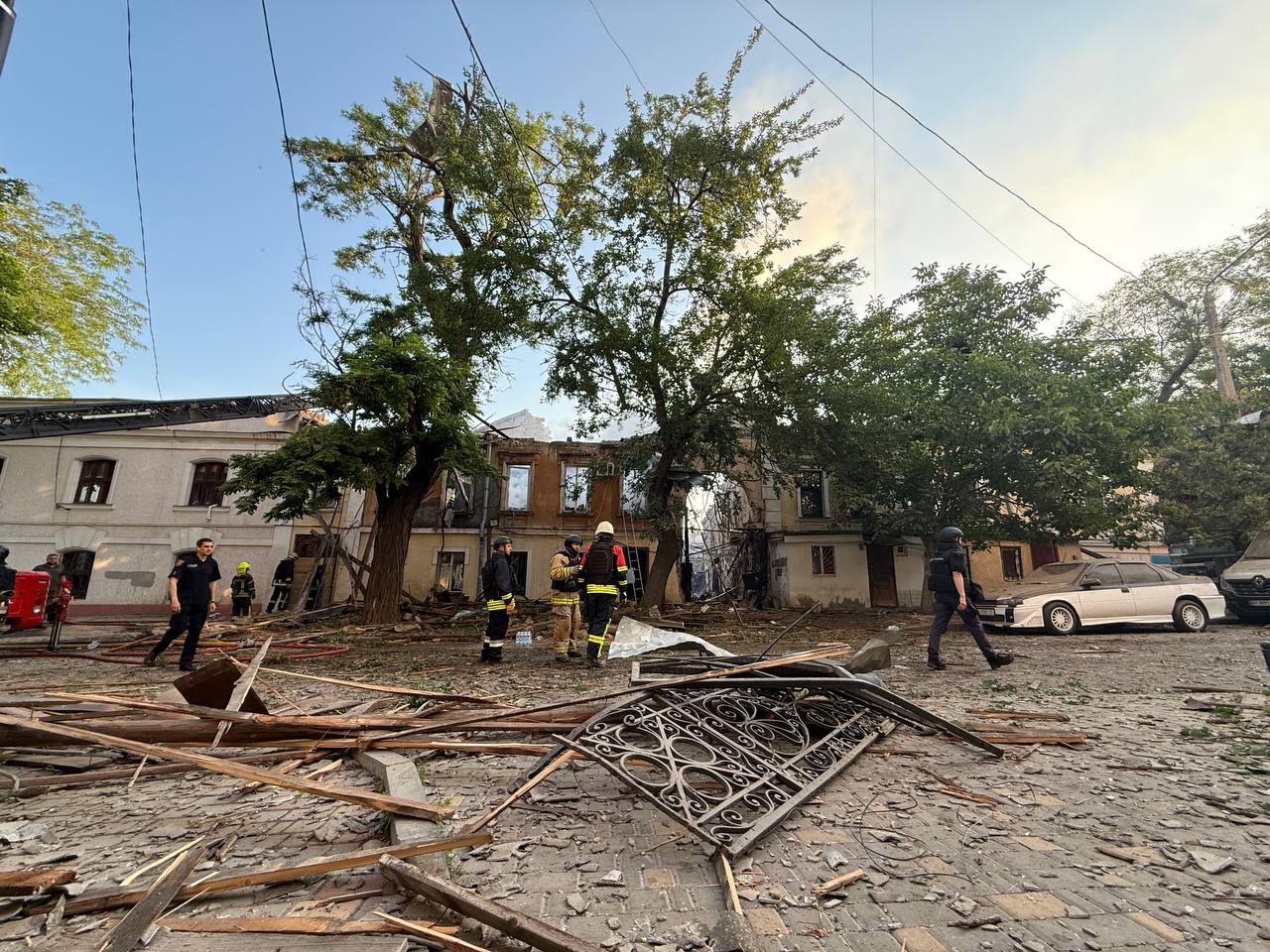 Russian drone strike on Odesa kills 2, injures 17, including 1 child